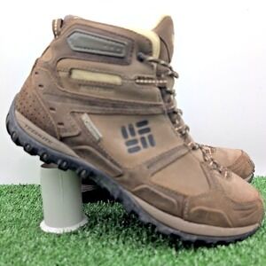 Columbia‎ Techlite Yama Boots Women's 8 Brown Leather Outdoor Hiking BL3820-211